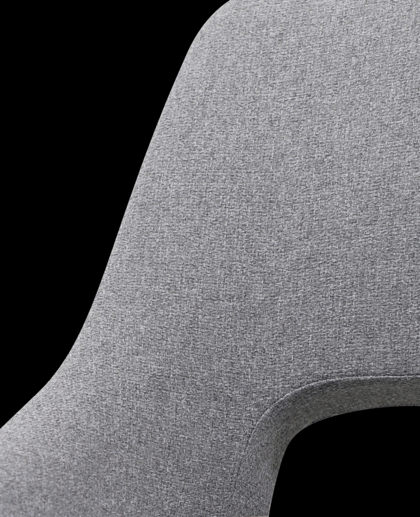 Rafe Light Gray Side Chair - Thumbnail - Image 5