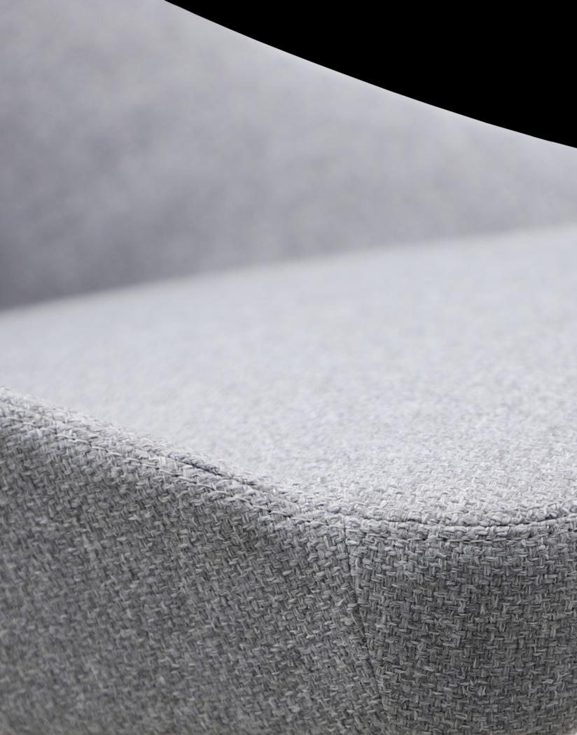 Rafe Light Gray Side Chair - Thumbnail - Image 6