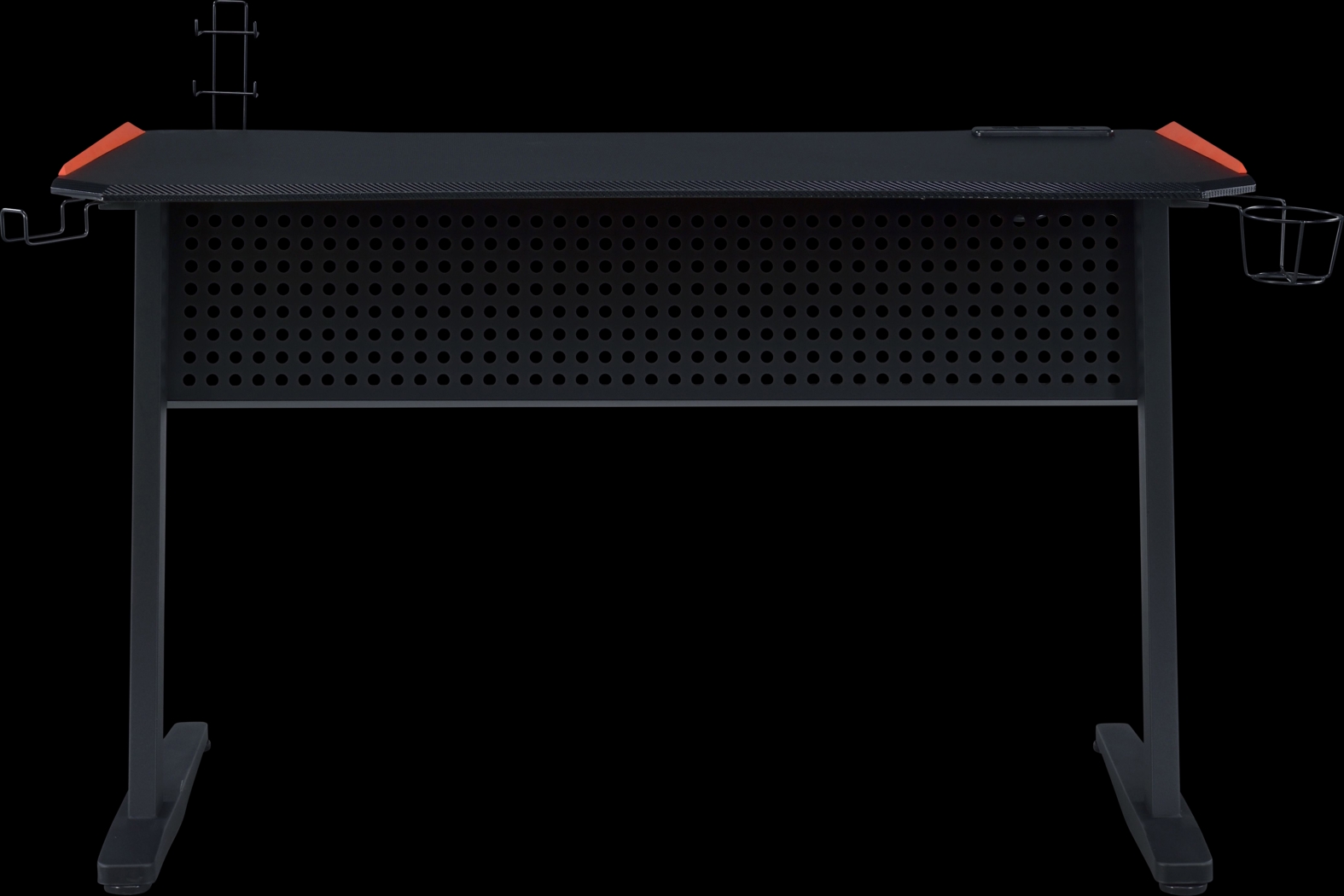 Raggley Black PC Computer Desk with USB Port - Thumbnail - Image 3