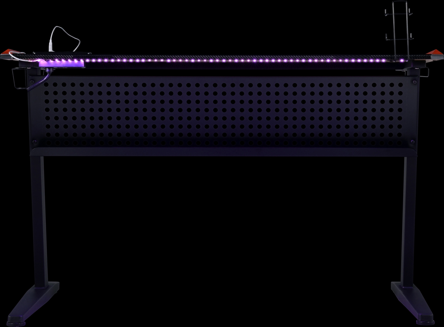 Raggley Black PC Computer Desk with USB Port - Thumbnail - Image 5