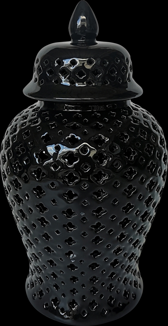 Raggsdale Black Small Temple Jar - Thumbnail - Image 1