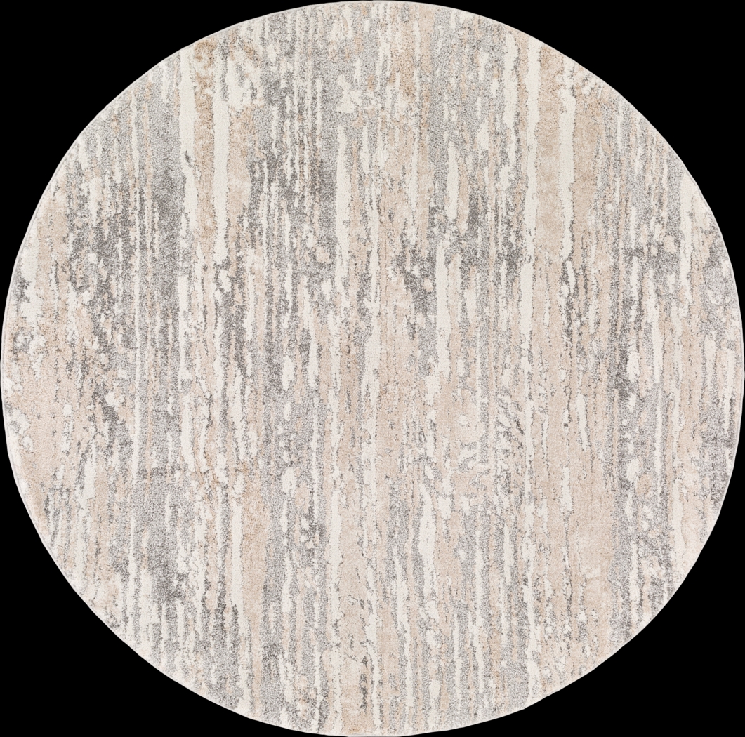 Ragland I Gray 5'3 Round Rug - Thumbnail - Image 1