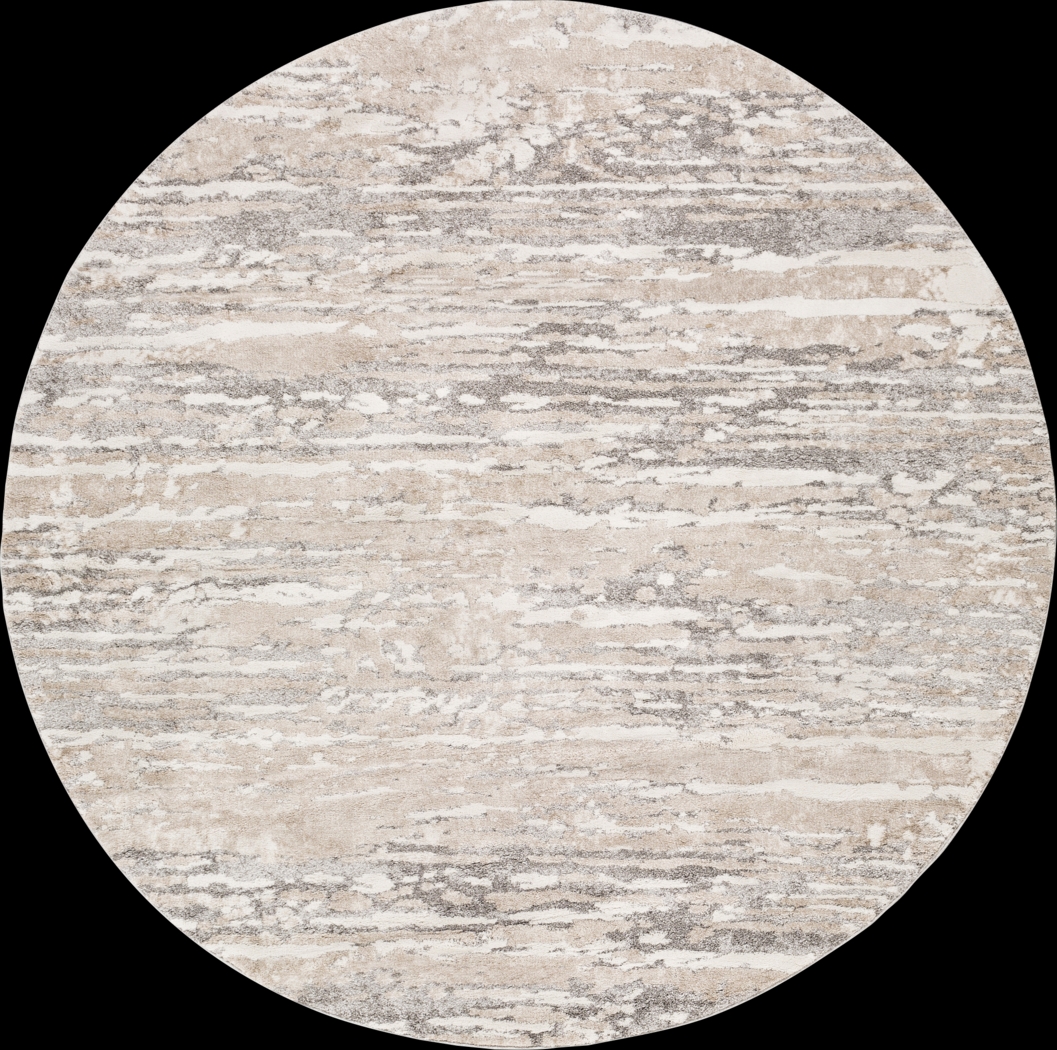 Ragland I Gray 7'10 Round Rug - Thumbnail - Image 1