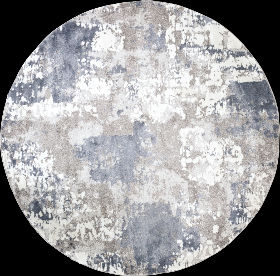 Ragland II Blue 7'10 Round Rug - Thumbnail - Image 1