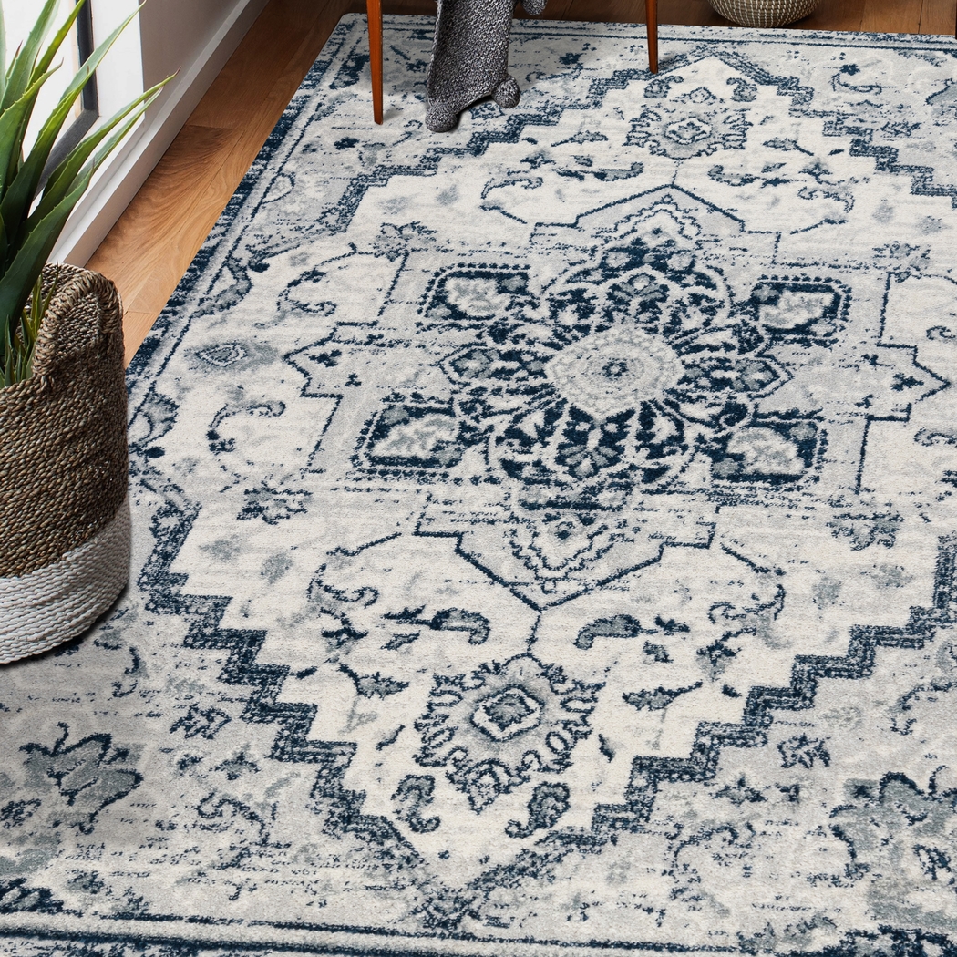 Ragonie Blue 5' x 7'6 Rug - Thumbnail - Image 2
