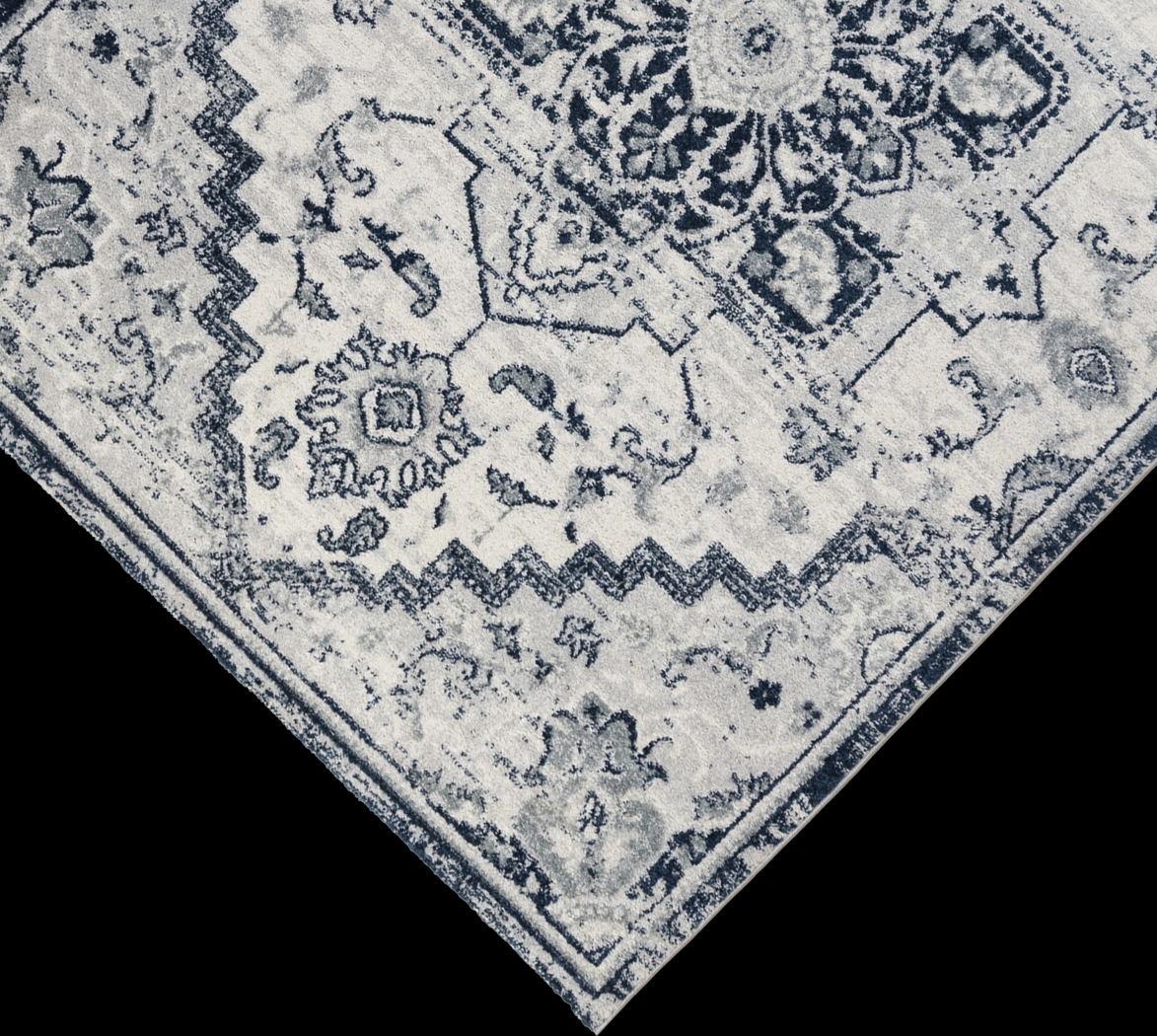 Ragonie Blue 7'9 x 9'9 Rug - Thumbnail - Image 5