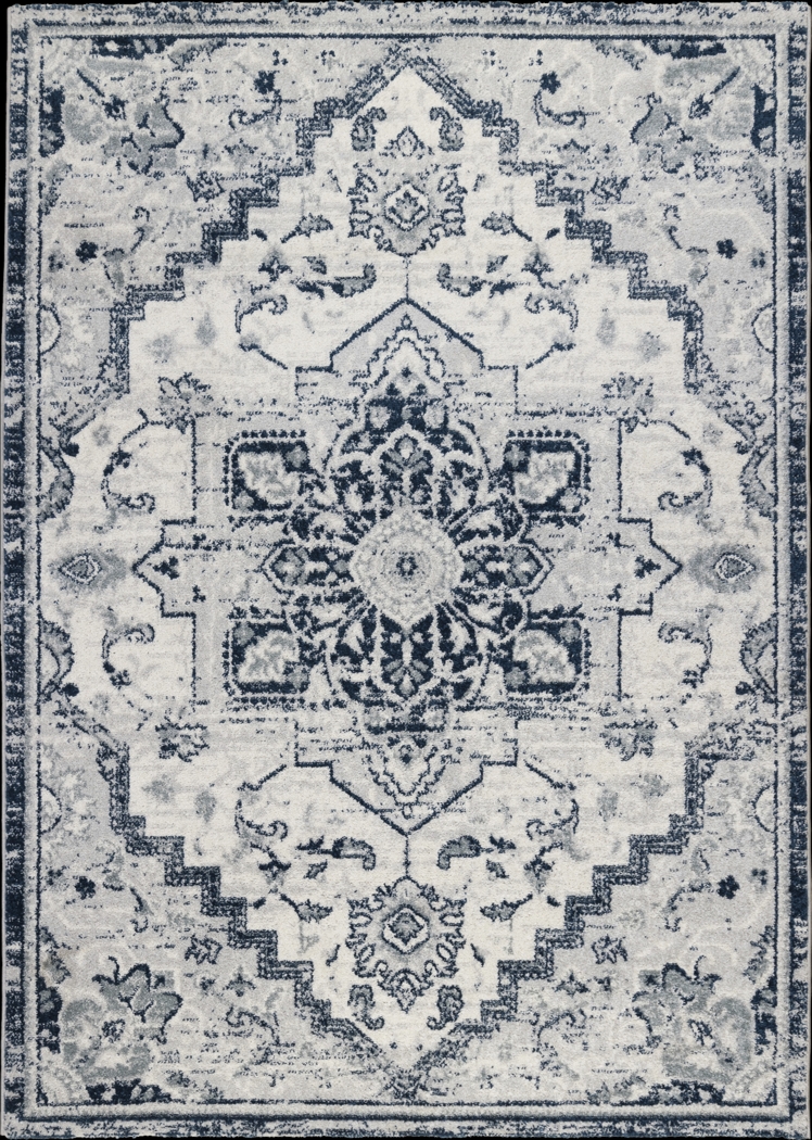 Ragonie Blue 7'9 x 9'9 Rug - Thumbnail - Image 1