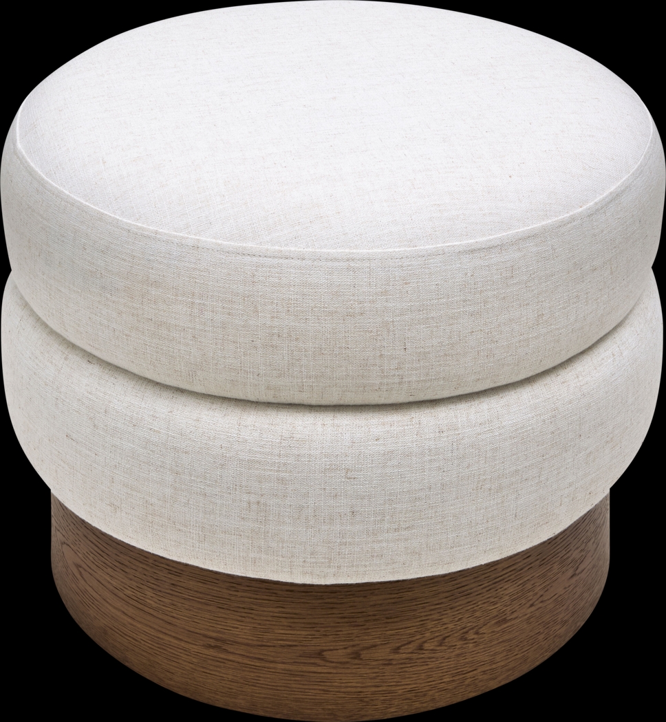 Rahu Beige Ottoman - Thumbnail - Image 3
