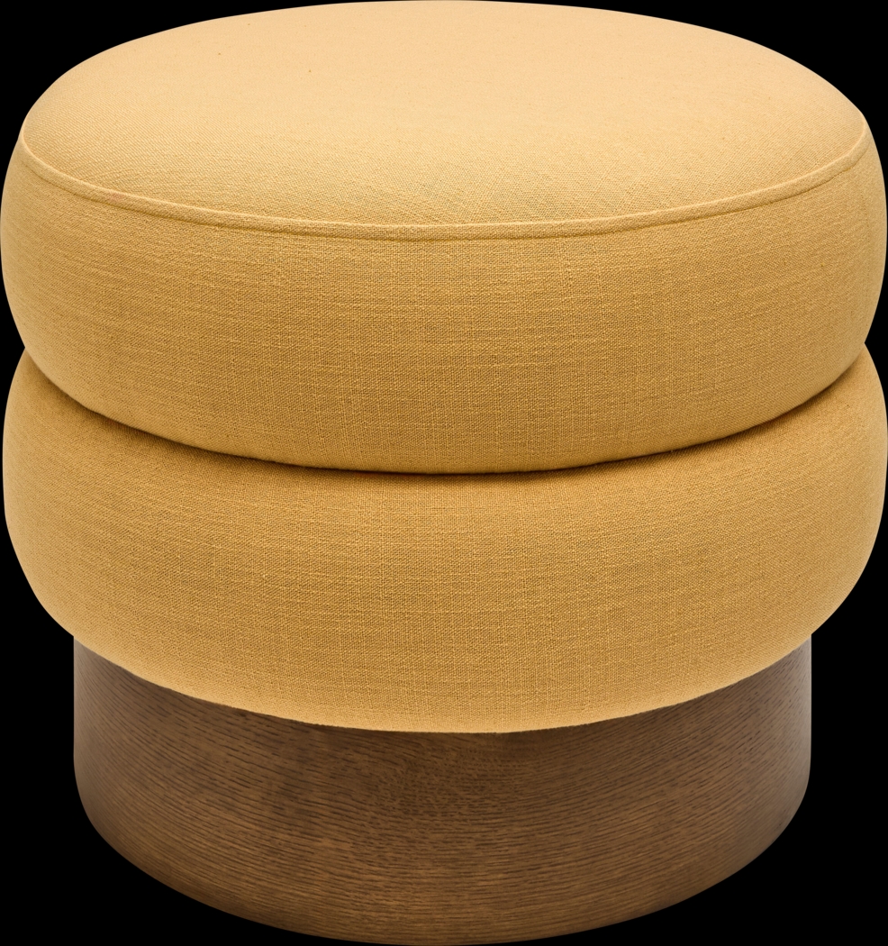 Rahu Yellow Ottoman - Thumbnail - Image 1