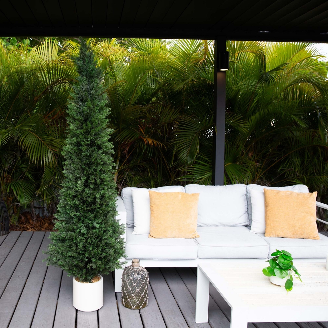 Rahway I Green Indoor/Outdoor Silk Tree - Thumbnail - Image 2