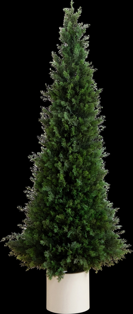 Rahway II Green Indoor/Outdoor Silk Tree - Thumbnail - Image 1