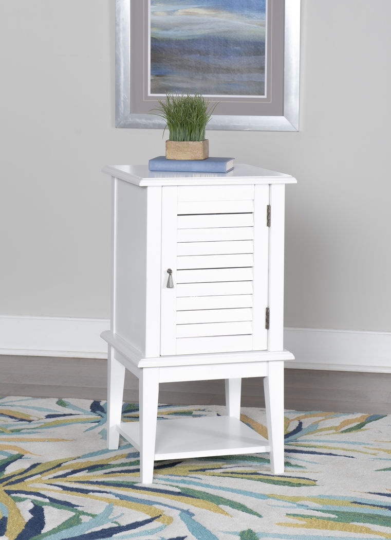 Raiden White Shutter Door Table - Thumbnail - Image 3