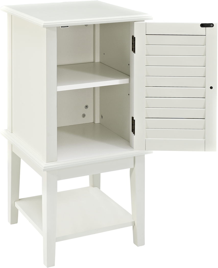 Raiden White Shutter Door Table - Thumbnail - Image 5