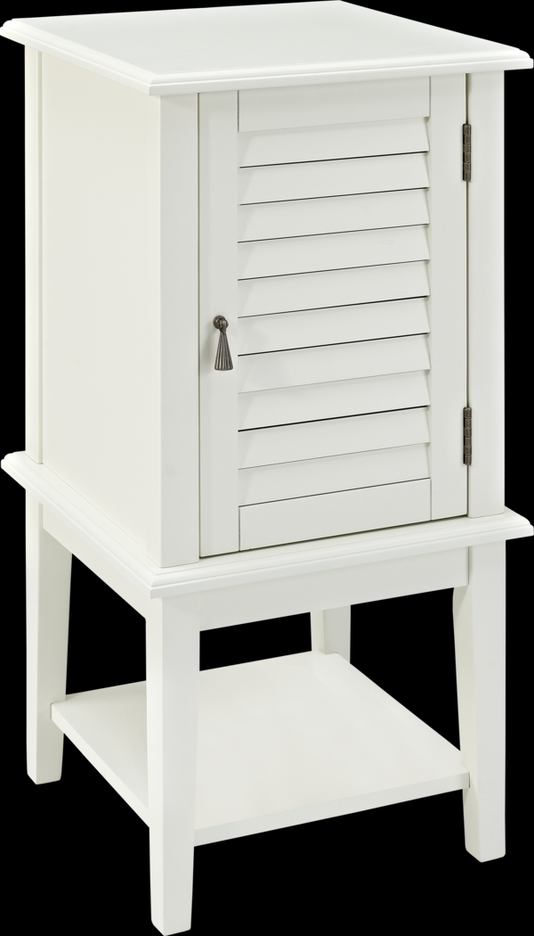 Raiden White Shutter Door Table - Thumbnail - Image 1
