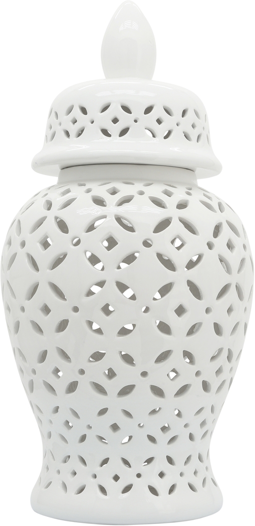 Railsback White Temple Jar - Thumbnail - Image 4