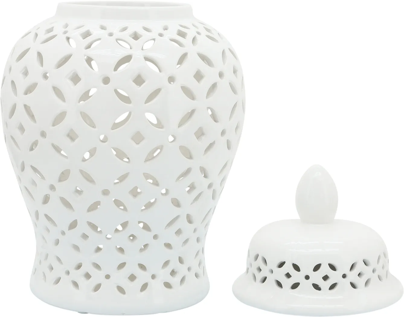 Railsback White Temple Jar - Thumbnail - Image 3