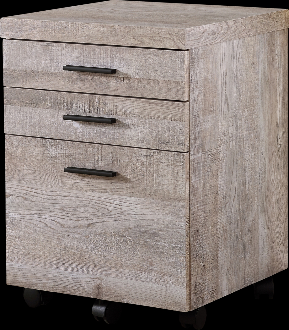Railton Taupe File Cabinet - Thumbnail - Image 1