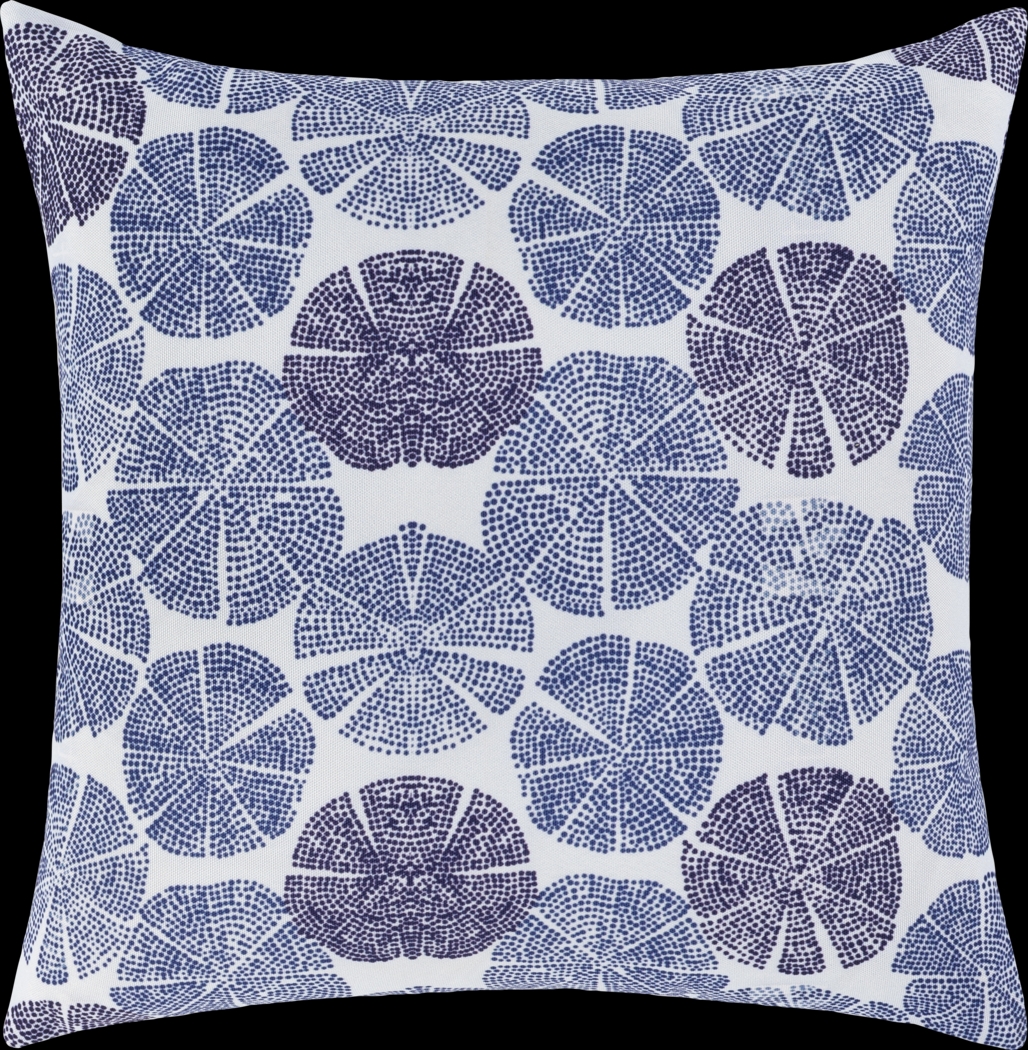 Raina Blue Accent Pillow - Thumbnail - Image 2