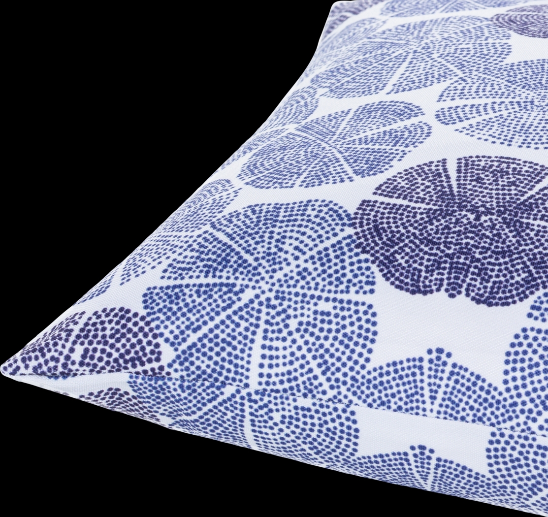 Raina Blue Accent Pillow - Thumbnail - Image 3