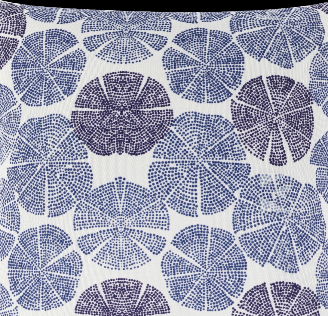 Raina Blue Accent Pillow - Thumbnail - Image 4