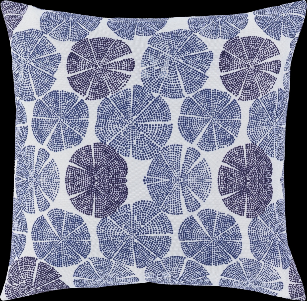 Raina Blue Accent Pillow - Thumbnail - Image 1
