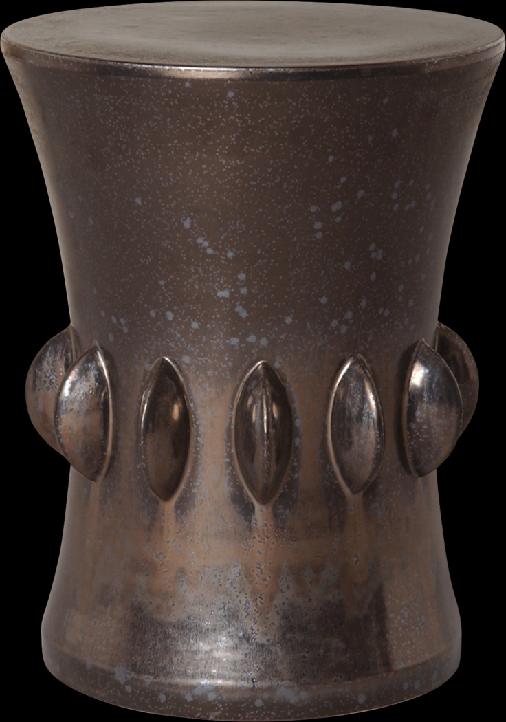 Rainford Gun Metal Outdoor Stool - Thumbnail - Image 1