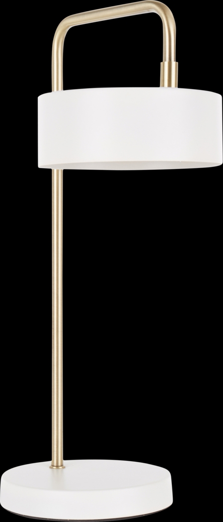 Raleigh Saddle White Lamp - Thumbnail - Image 1