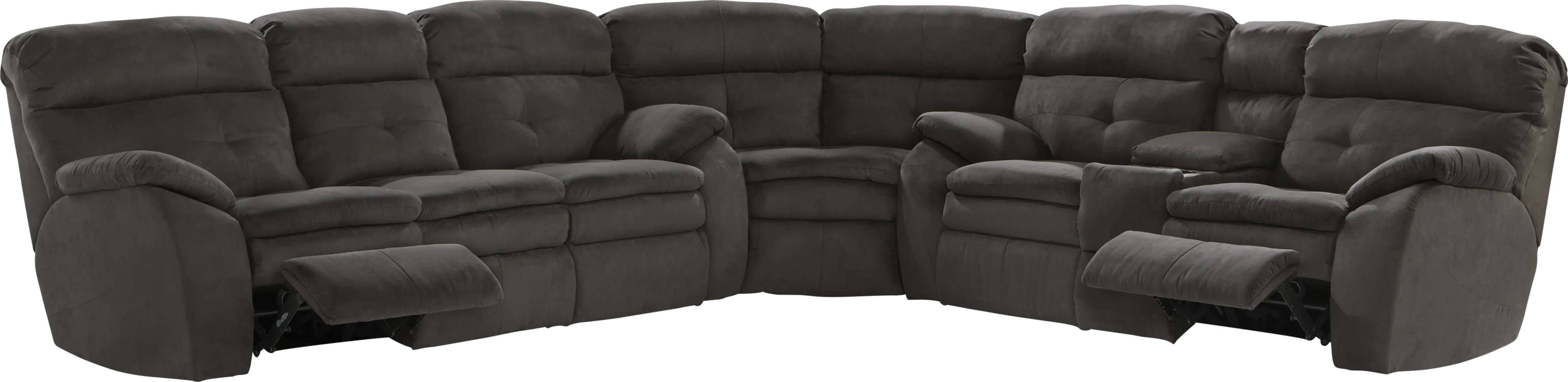 Raleigh Slate 3 Pc Power Reclining Sectional - Thumbnail - Image 2