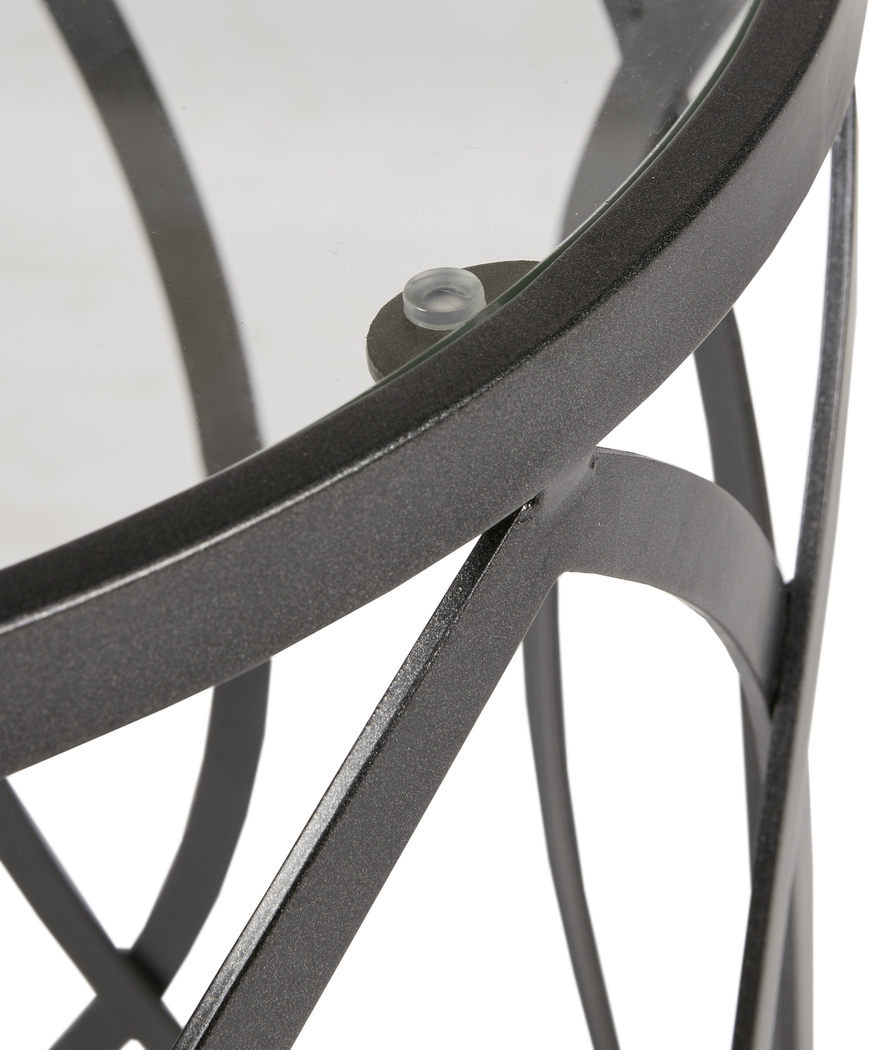 Ralfallen Black Accent Table - Thumbnail - Image 2