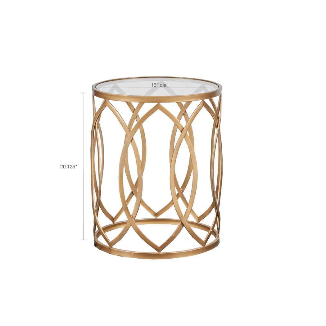 Ralfallen Gold Accent Table - Thumbnail - Image 3