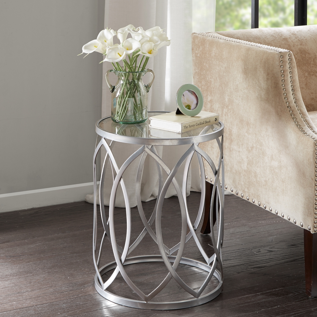 Ralfallen Gray Accent Table - Thumbnail - Image 2