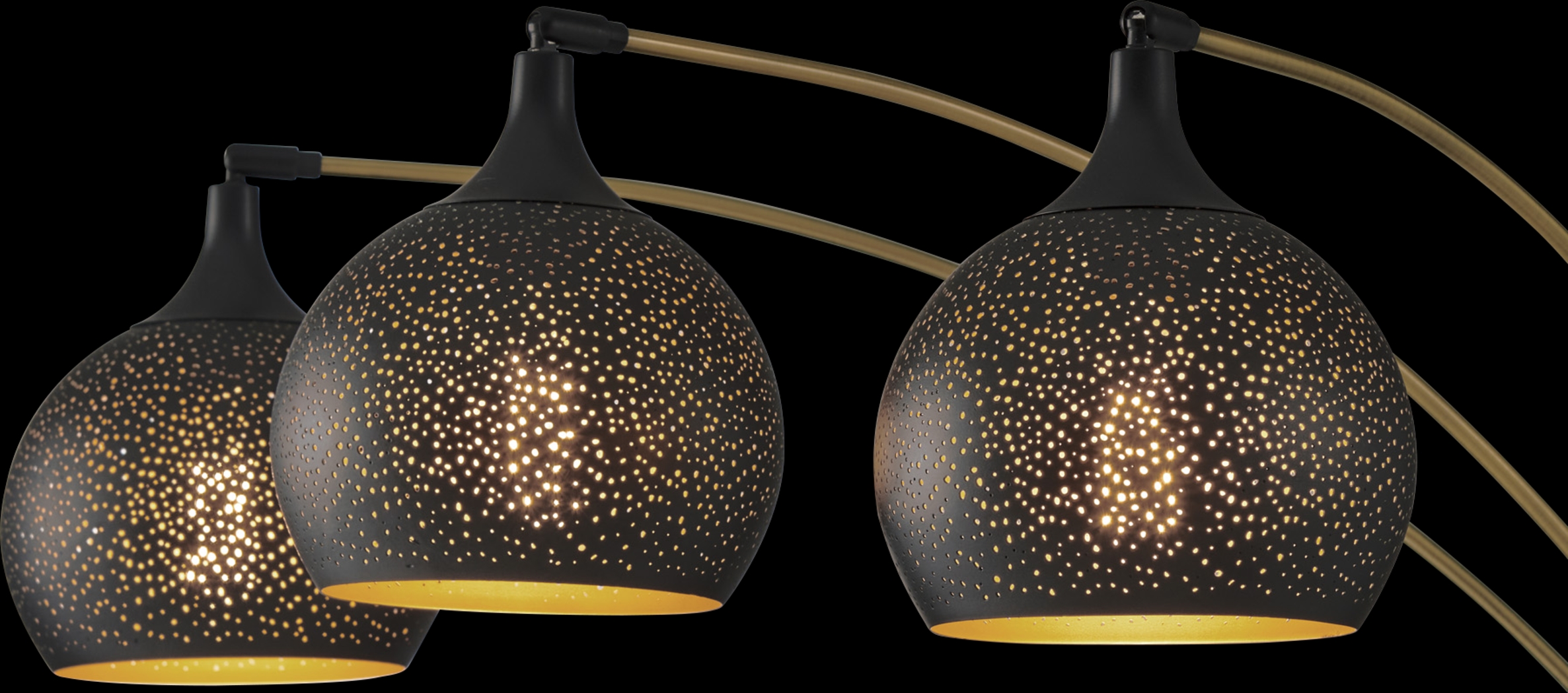 Ralkell Land Black Arc Floor Lamp - Thumbnail - Image 3