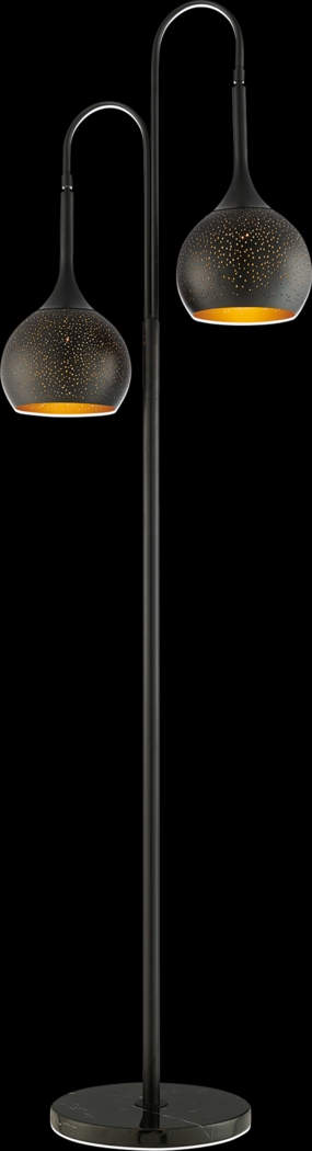 Ralkell Land Black Floor Lamp - Thumbnail - Image 1