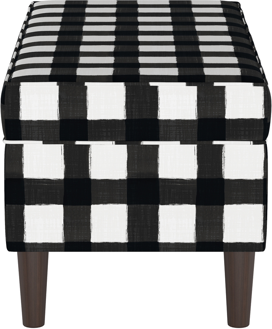 Ralson II Black Storage Bench - Thumbnail - Image 3