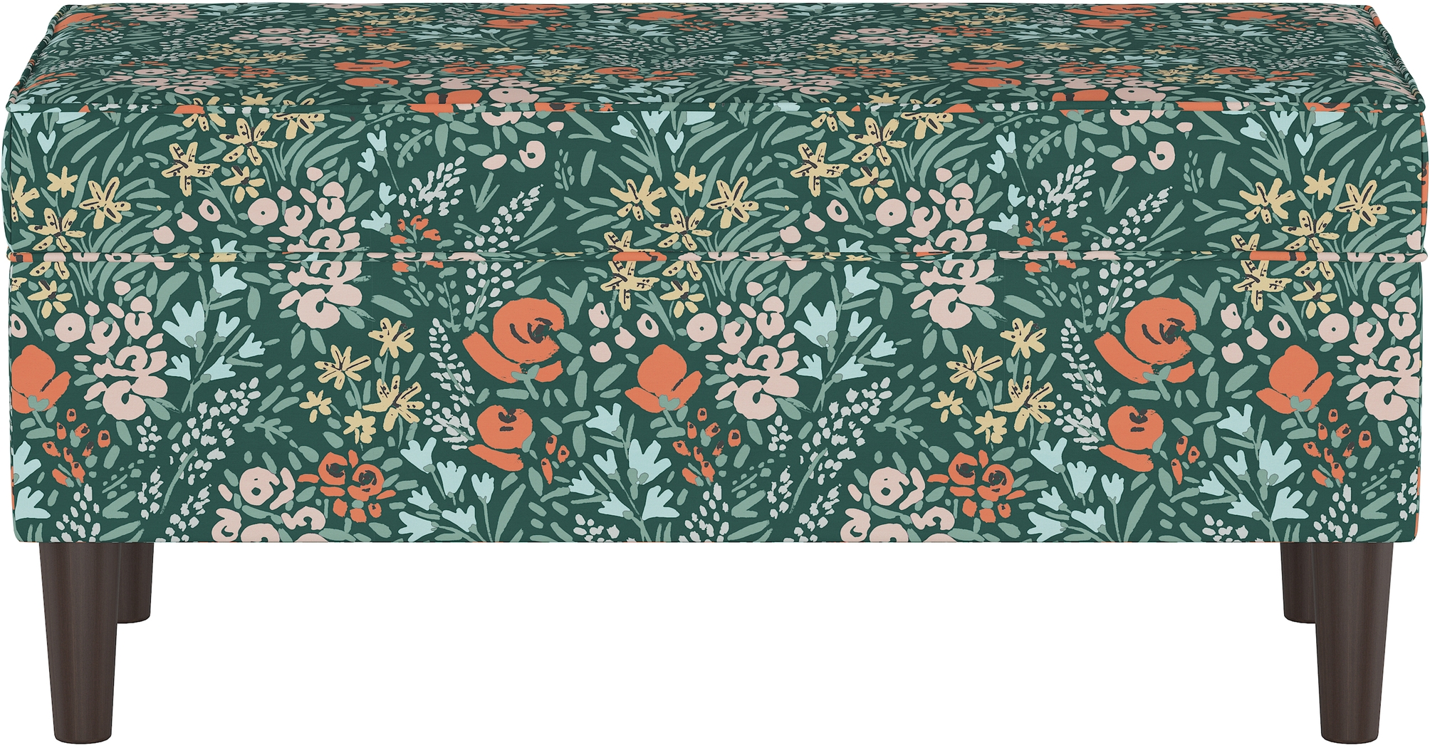 Ralson II Dark Green Storage Bench - Thumbnail - Image 2