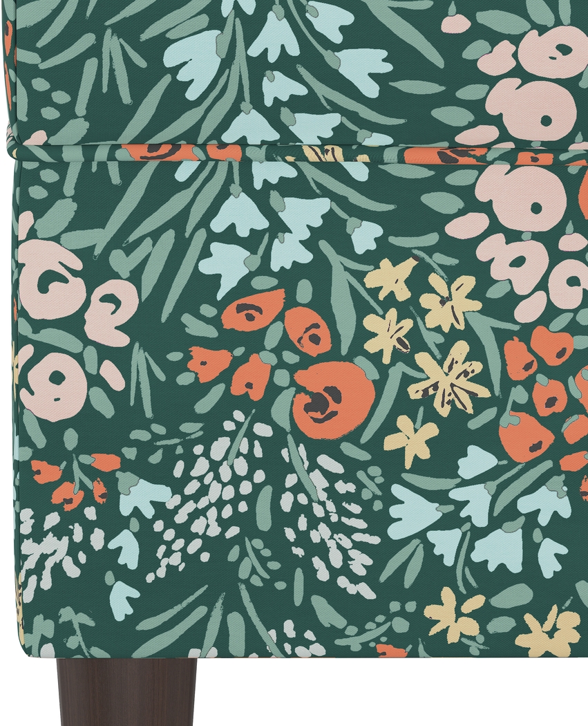 Ralson II Dark Green Storage Bench - Thumbnail - Image 3