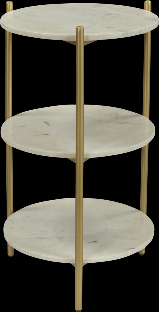 Ramera Gold Accent Table - Thumbnail - Image 1