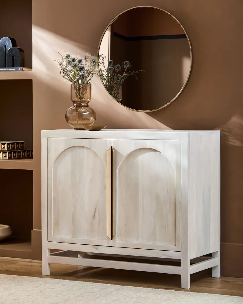 Ramiya White Accent Cabinet - Thumbnail - Image 3
