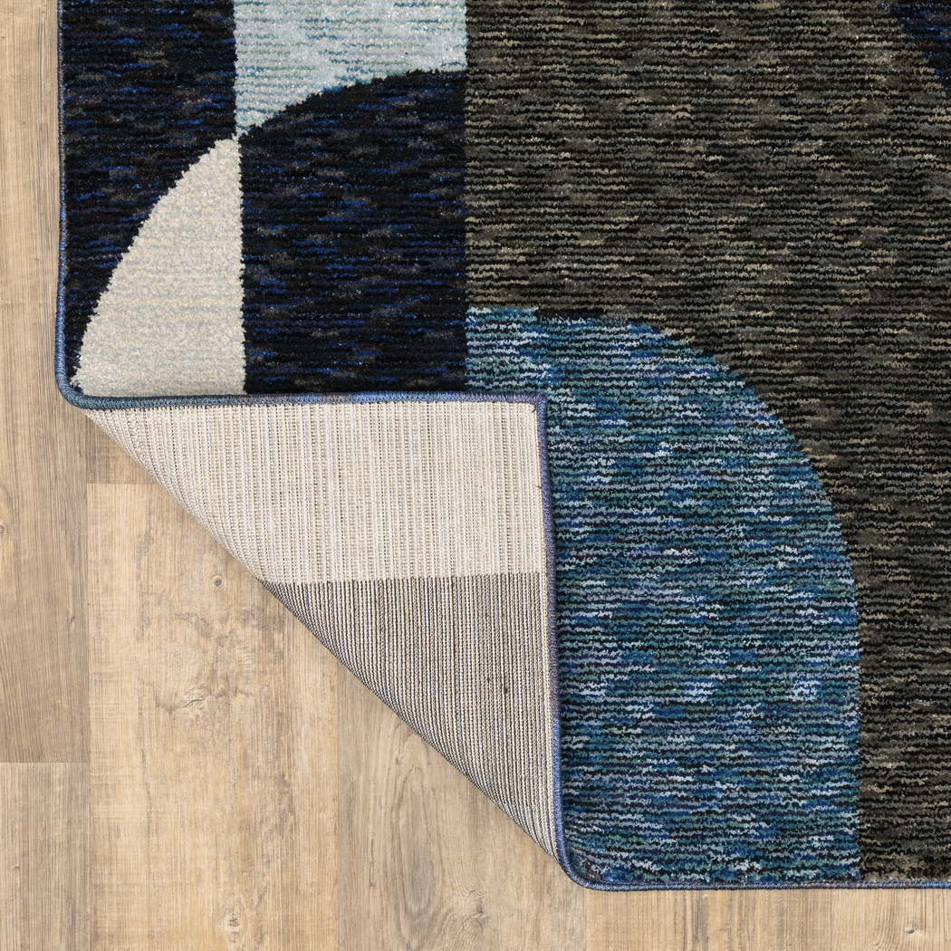 Ramla Blue 7'10 x 10'10 Rug - Thumbnail - Image 4
