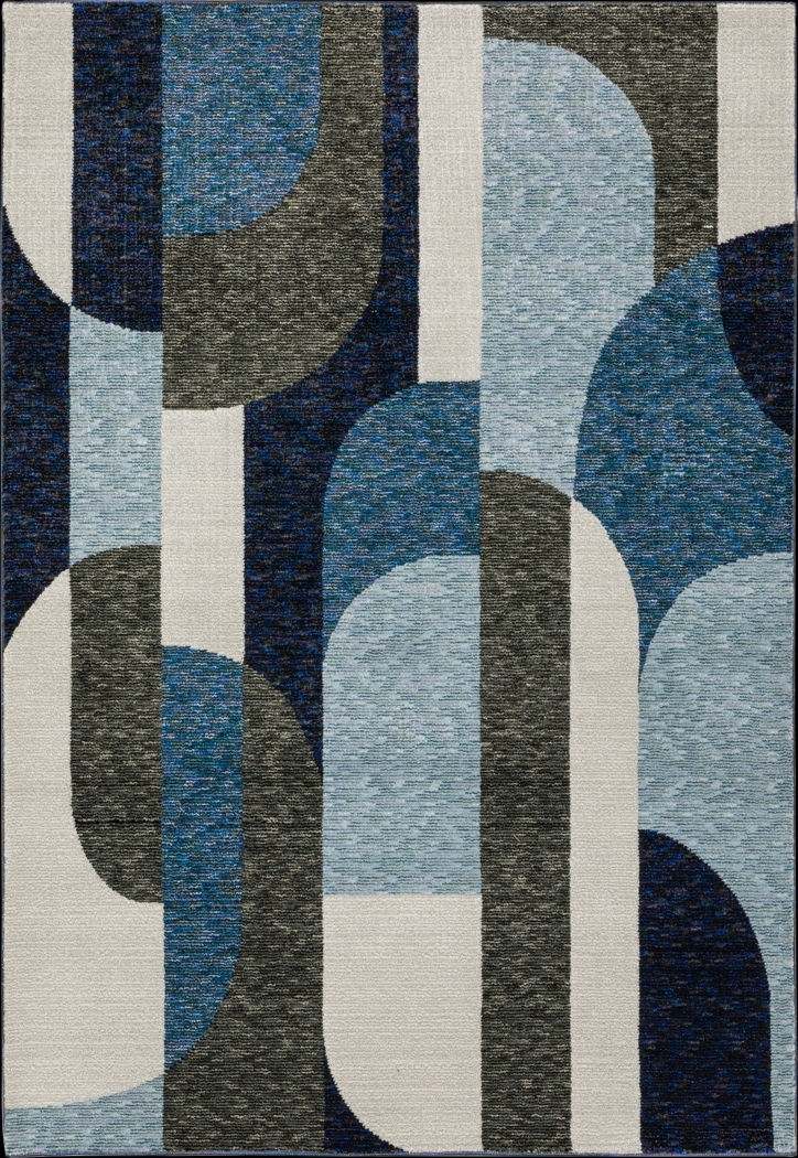 Ramla Blue 7'10 x 10'10 Rug - Thumbnail - Image 1