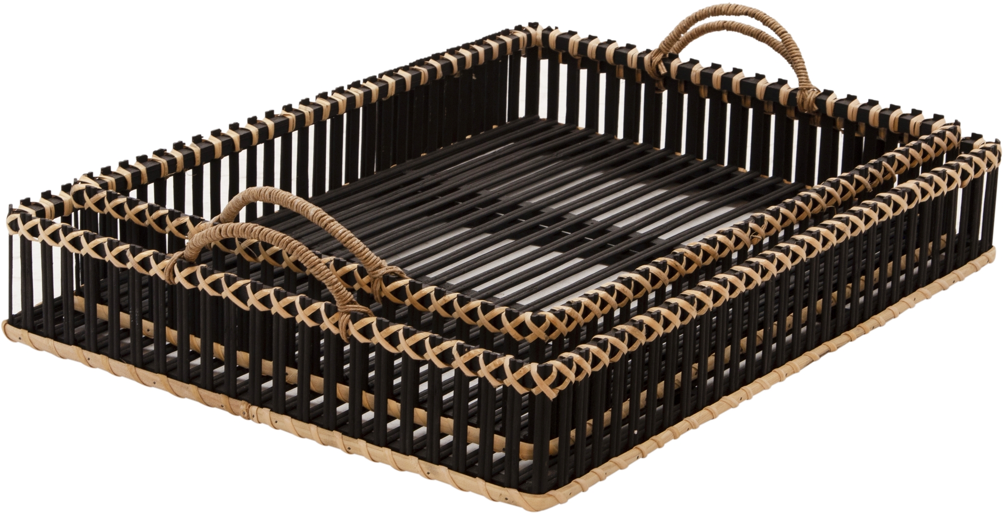 Ramlow Black Tray, Set of 2 - Thumbnail - Image 3