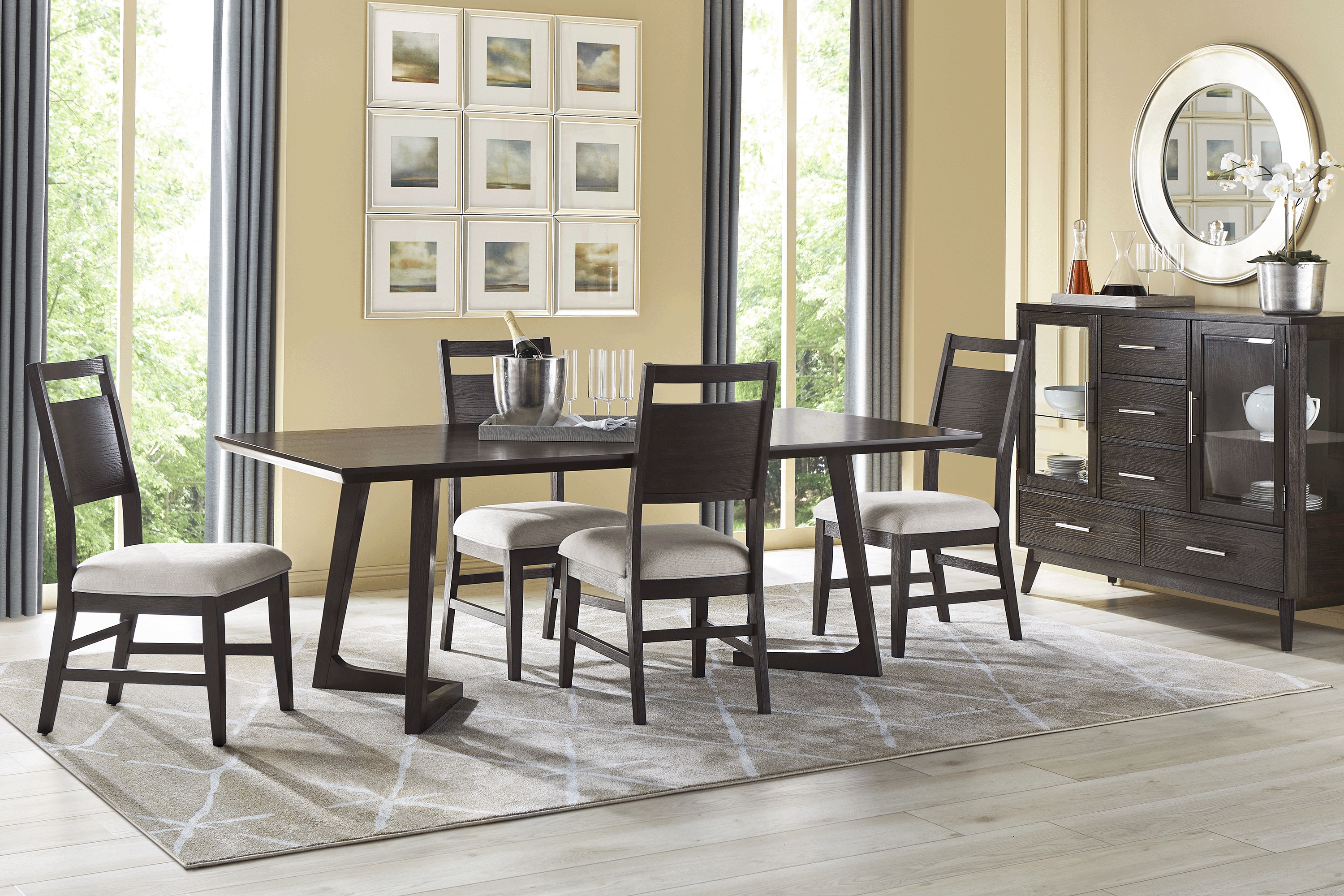 Ramore Espresso Dining Table - Thumbnail - Image 2