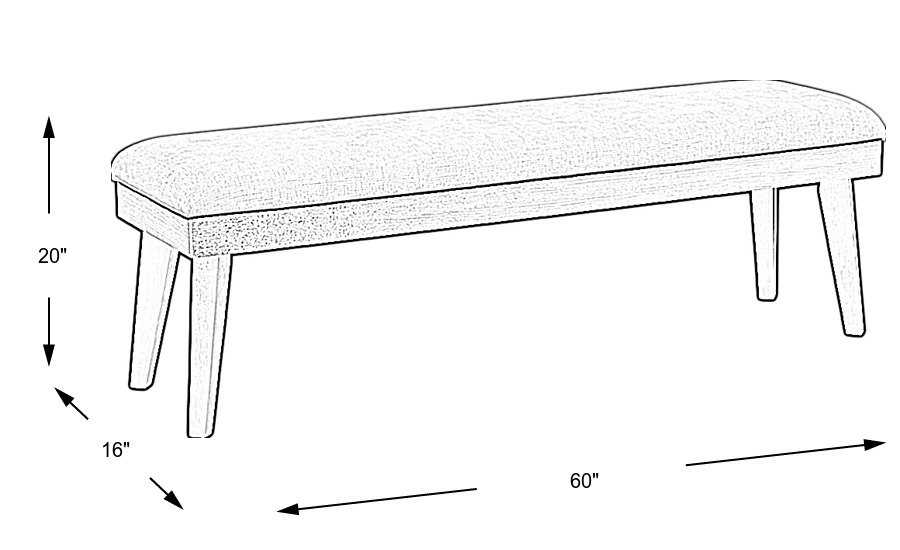 Dimension Image. Please refer to the Dimension Tab on this page for dimension details.