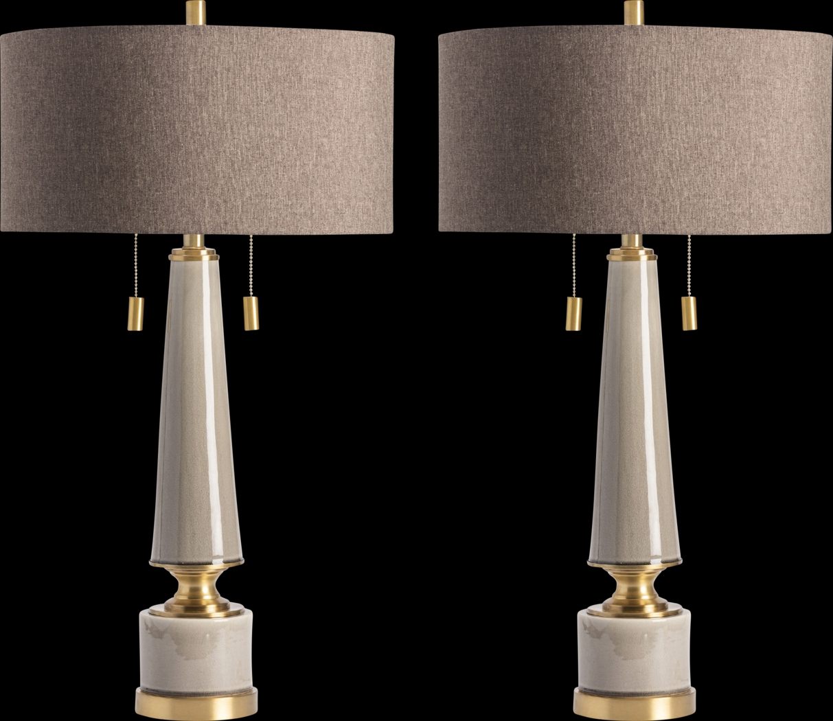 Ramsell Park Taupe Lamp - Thumbnail - Image 1