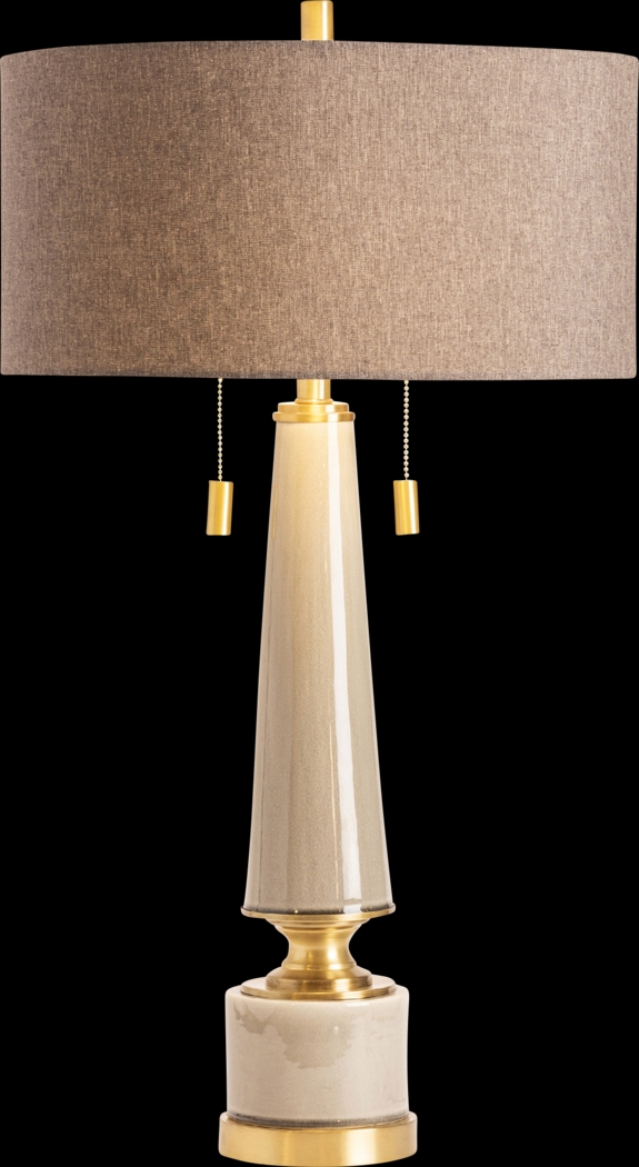 Ramsell Park Taupe Lamp - Thumbnail - Image 2