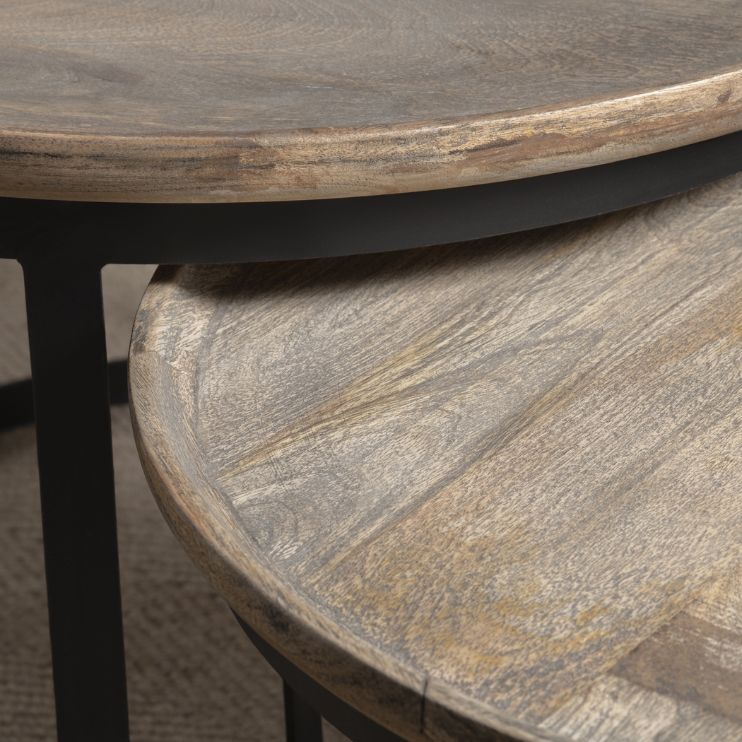 Ramseur Black Cocktail Table, Set of 2 - Thumbnail - Image 4