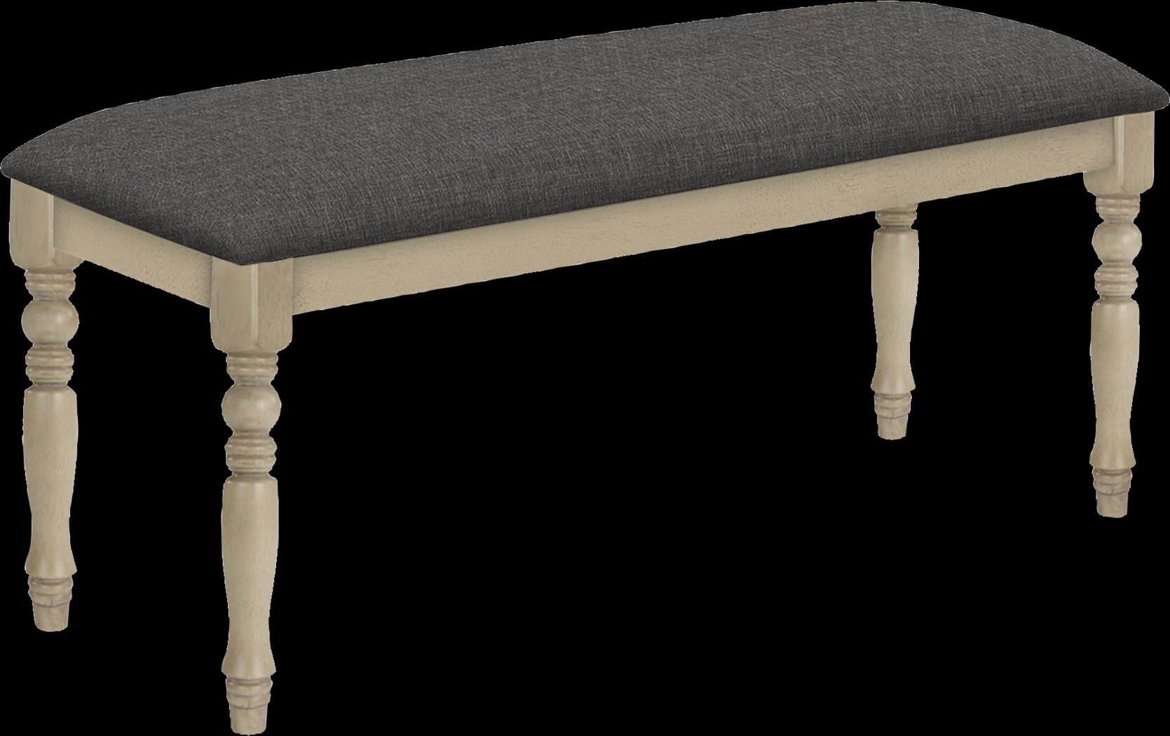 Ramstone Gray Dining Bench - Thumbnail - Image 1