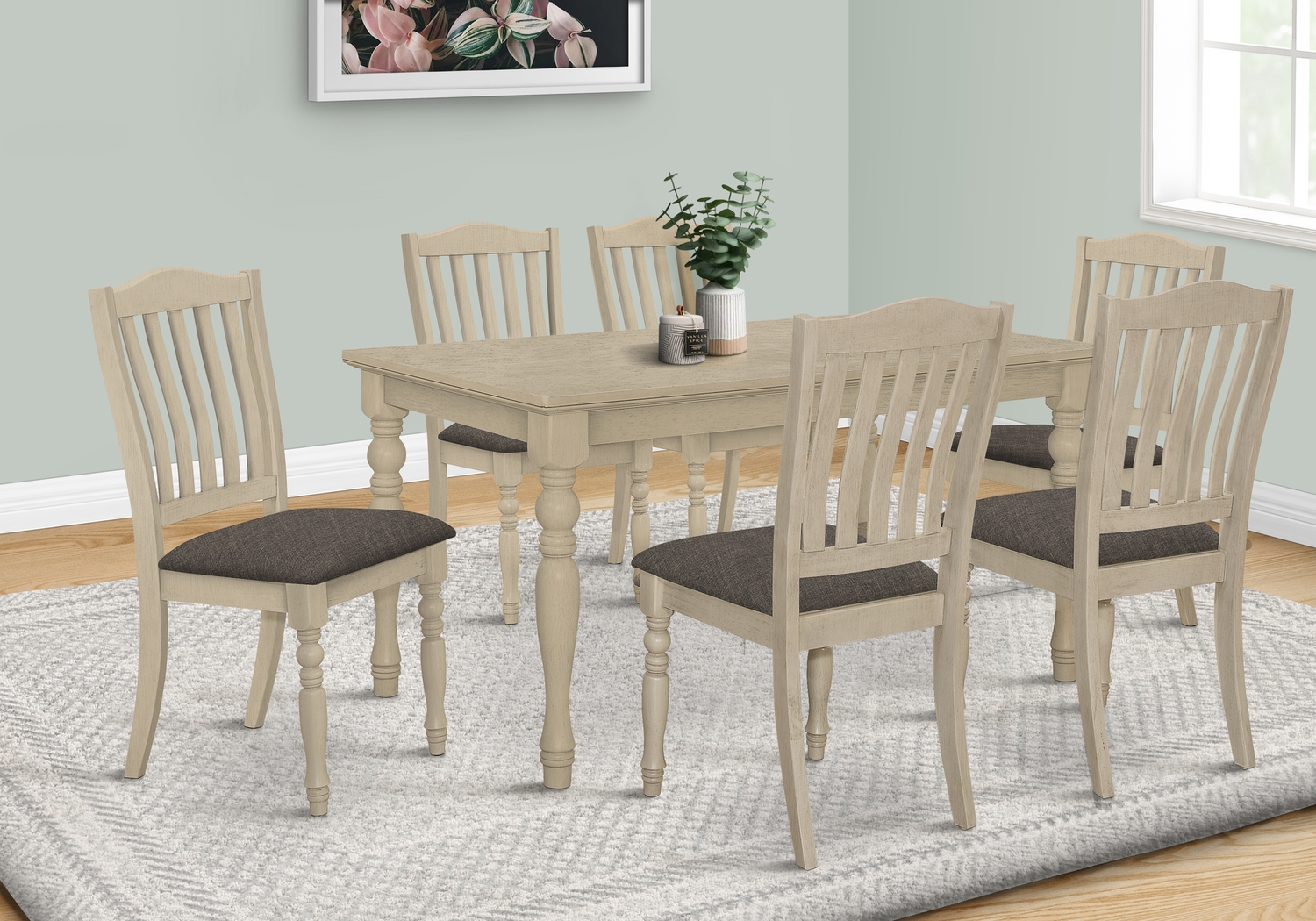Ramstone Gray Dining Table - Thumbnail - Image 3