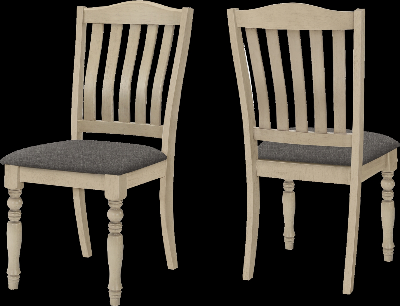 Ramstone Gray Side Chair, Set of 2 - Thumbnail - Image 1