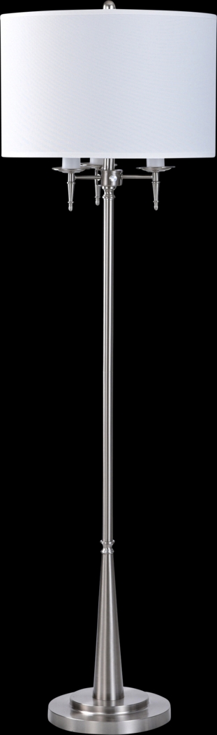 Rancharo Sea Silver Floor Lamp - Thumbnail - Image 1